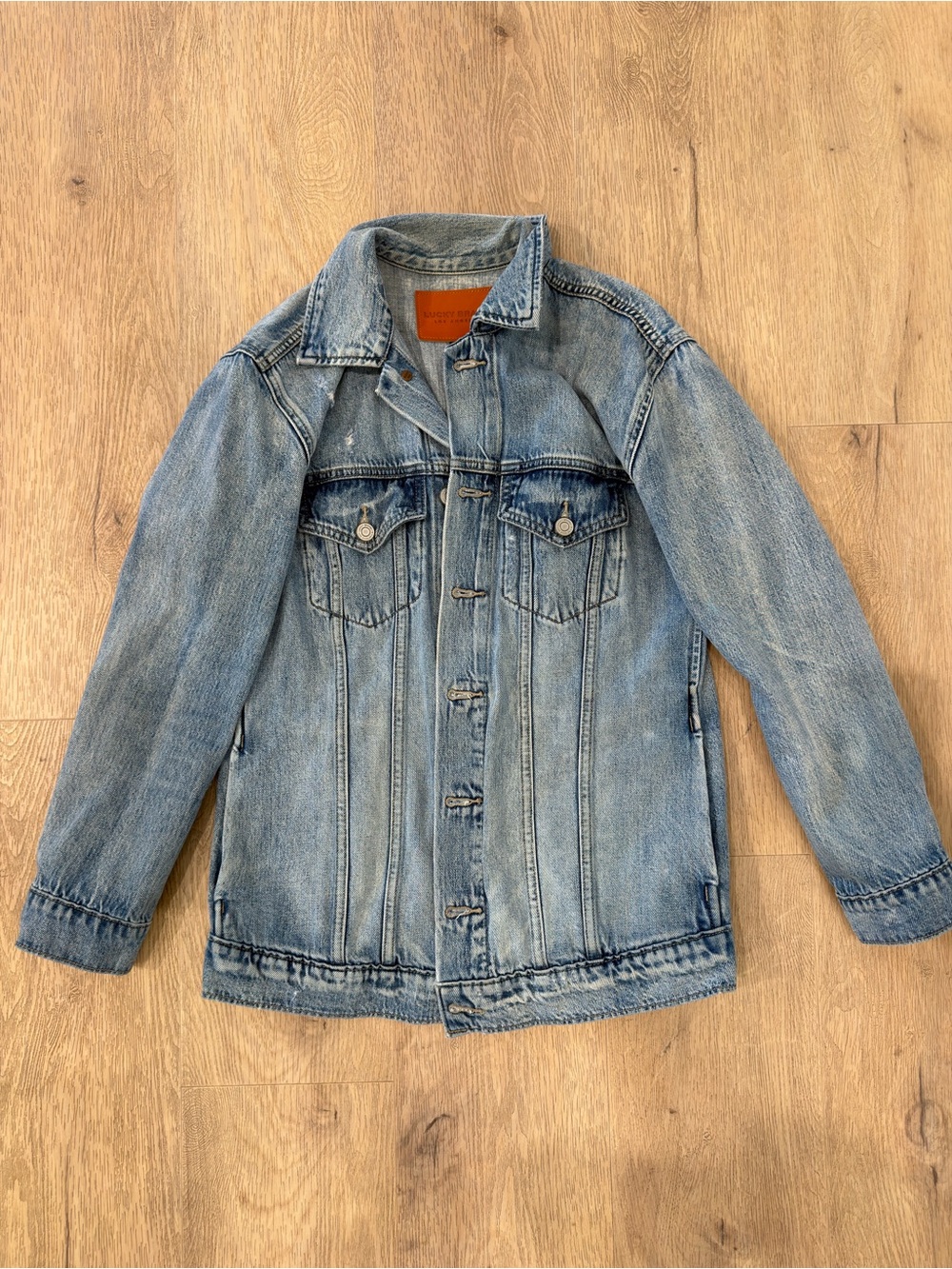 Lucky Brand Light Wash Denim Jacket - Blue